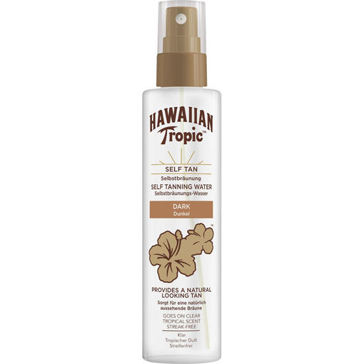 Picture of HAWAIIAN TROPIC SELF-TANNING WATER 200ML DARK